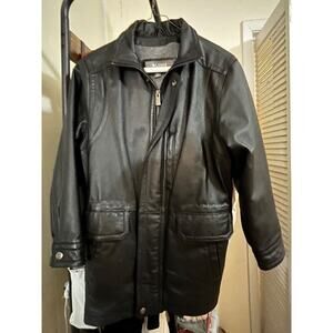 Wilson's Leather Kids Boys Jacket Coat Black Size XL